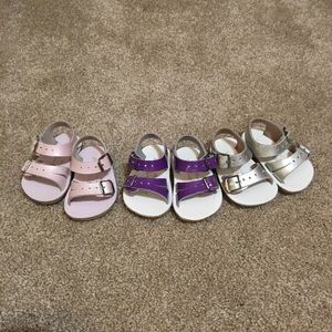 A bundle of 3 Sea Wee sandals size 0